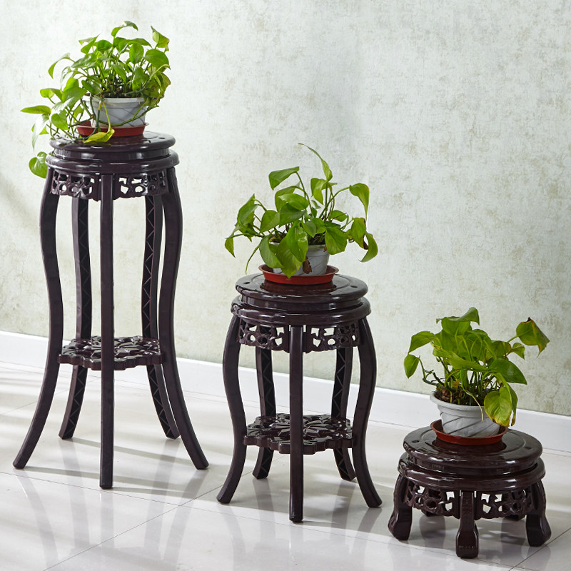 仿古花架子落地式室内置物架仿木多层多肉绿萝阳台装饰客厅吊兰架,住宅家具,花架/花几,淘宝优惠券,粉丝福利购,淘宝优惠卷