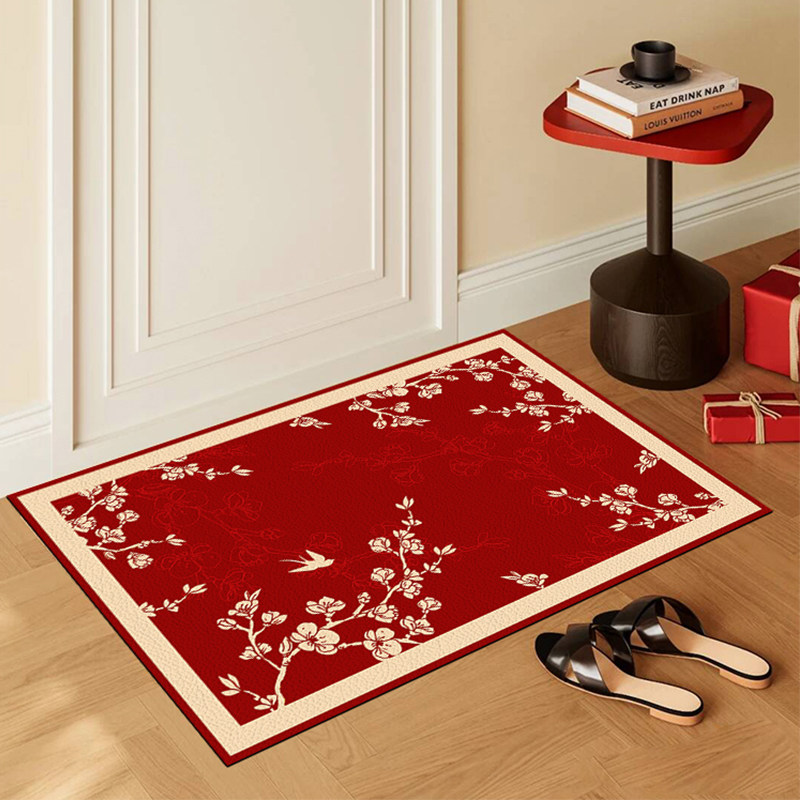 法式高级入户门地垫结婚PVC免洗可擦门垫进门门口脚垫复古红地毯,居家布艺,入户地垫,淘宝优惠券,粉丝福利购,淘宝优惠卷