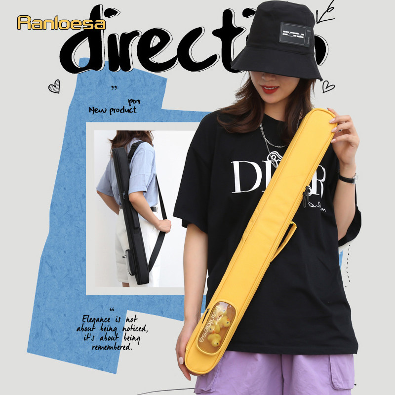 竹笛包笛子包笛子收纳包收纳袋子便携手提斜挎2支4支装长笛包萧包