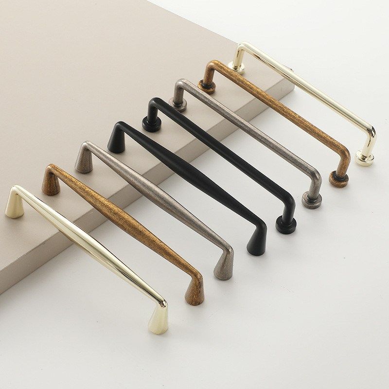复古法式美式做旧柜门拉手新中式黄古黑色简约锌合金橱柜衣柜把手,基础建材,小拉手,淘宝优惠券,粉丝福利购,淘宝优惠卷