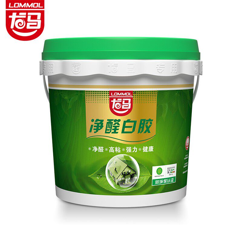 龙马净醛白胶强力白乳胶高粘力木工胶粘剂环保家具木头板专用胶水