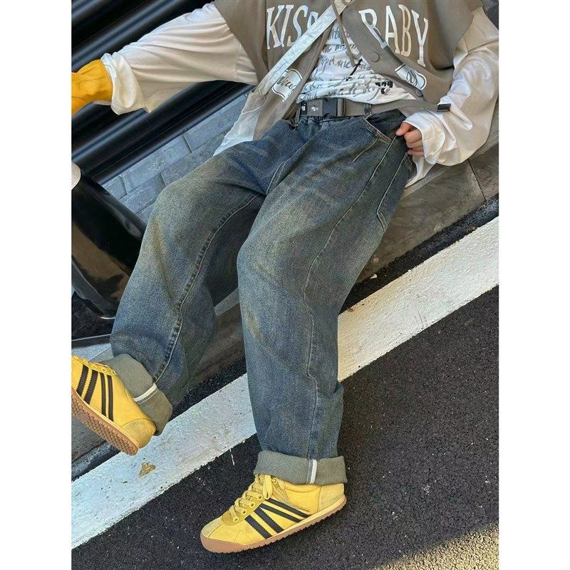 170大童 水洗软牛仔 儿童直筒牛仔裤 男童女童阔腿裤 春秋款童装,童装/婴儿装/亲子装,儿童牛仔裤,淘宝优惠券,粉丝福利购,淘宝优惠卷