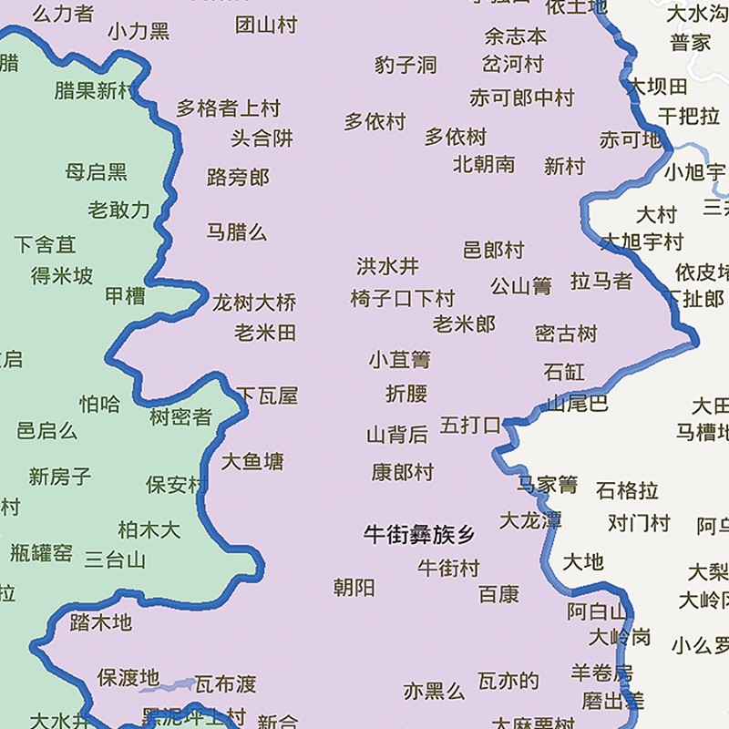 2021新款大理州地图客厅办公室挂图高清防水墙壁装饰实物推荐定制