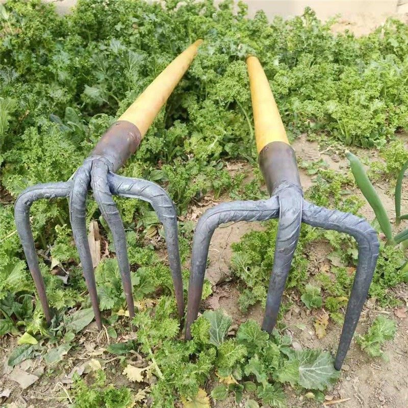 锄头农用老式抓钩三齿耙四齿耙铁耙抓钩泥耙刨地耙翻地松土耙木柄,农机/农具/农膜,耙子,淘宝优惠券,粉丝福利购,淘宝优惠卷