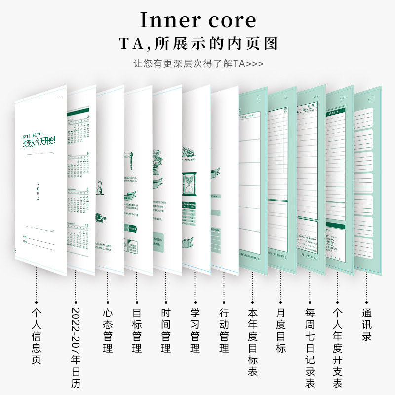 2022新版本五项管理行动日志五项管理工作日志日记笔记本商务记事,文具电教/文化用品/商务用品,笔记本/记事本,淘宝优惠券,粉丝福利购,淘宝优惠卷