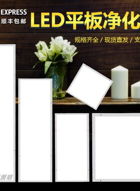 超薄30*120led平板净化灯洁净灯300*1200医院无尘车间净化平板灯