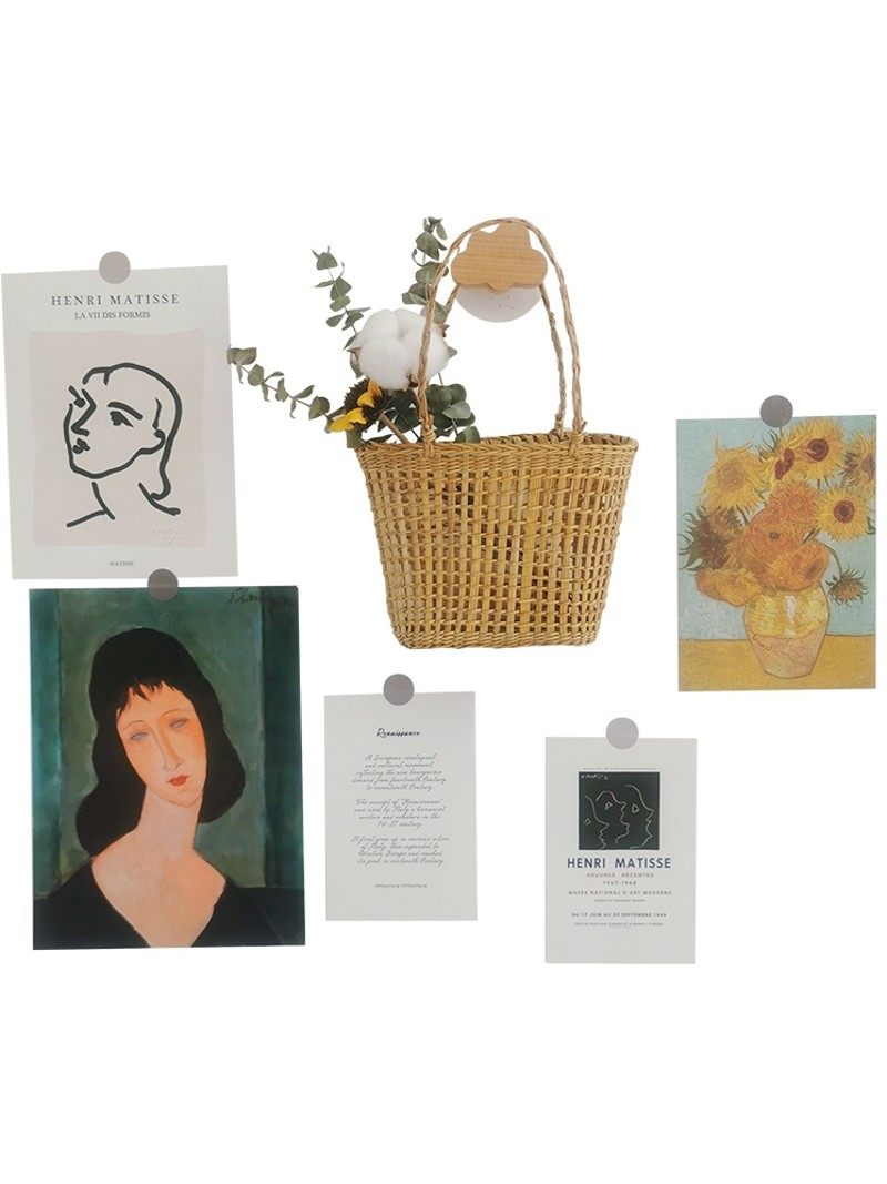 简约风卡片墙贴墙面装饰房间墙上贴画床头墙壁贴纸卧室背景墙布置,家居饰品,软装墙贴,淘宝优惠券,粉丝福利购,淘宝优惠卷