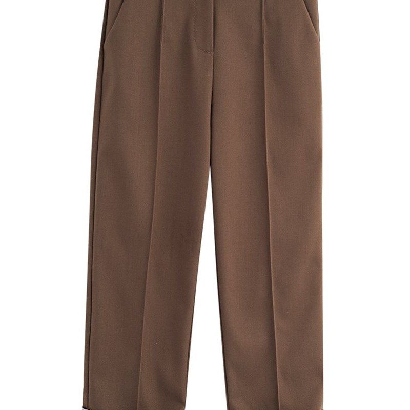 大码女装胖妹妹mm拼格卷边西装直筒秋冬加厚宽松显瘦休闲裤200斤,女装/女士精品,大码连衣裙,淘宝优惠券,粉丝福利购,淘宝优惠卷