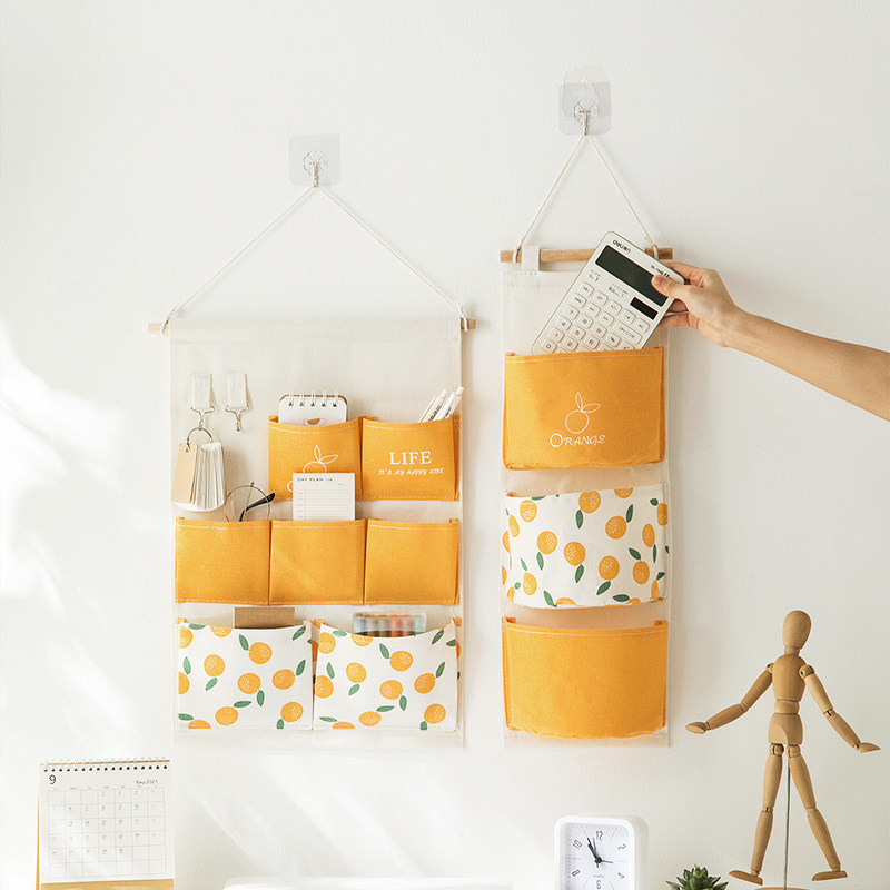 宿舍布艺收纳挂袋门后墙上床头置物神器女寝室装饰收纳放钥匙挂饰,节庆用品/礼品,挂饰/生肖挂饰,淘宝优惠券,粉丝福利购,淘宝优惠卷