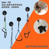 吸盘宠物美容台吊绳固定狗狗猫咪洗澡卡扣魔力保定栓吹风强吸吸盘