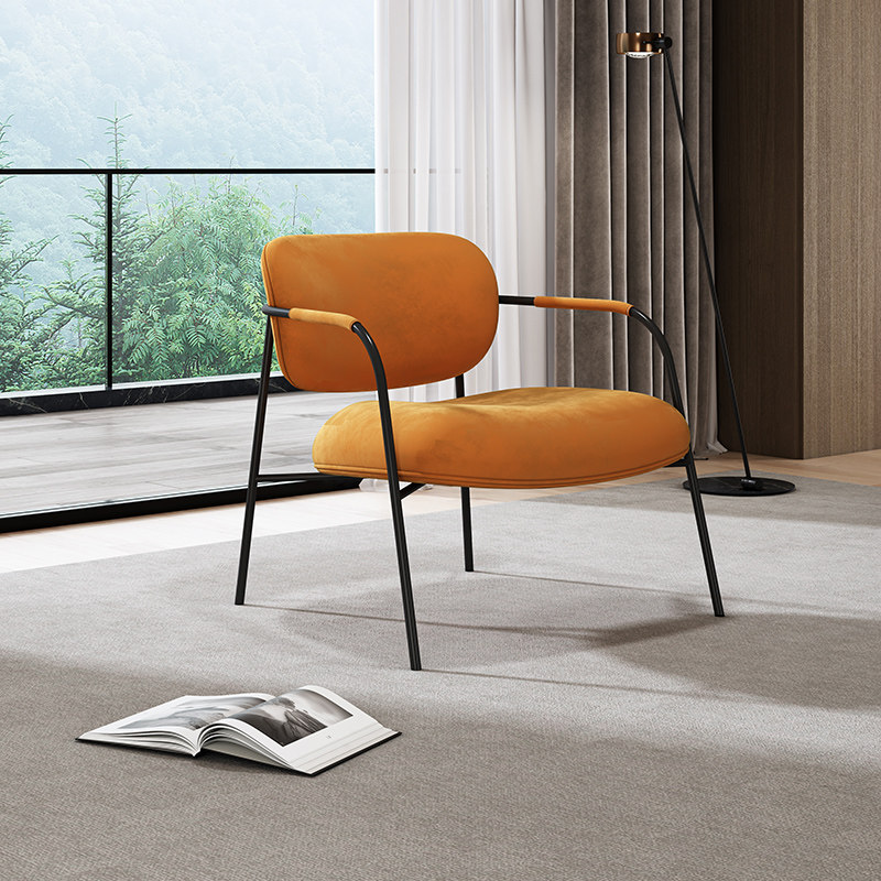 轻奢家用阳台休闲椅接待办公会客沙发简约客房大堂售楼处洽谈单椅,住宅家具,沙发椅,淘宝优惠券,粉丝福利购,淘宝优惠卷