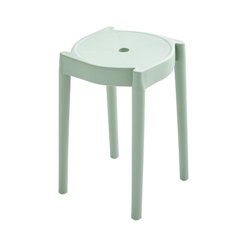 简约塑料凳家用可叠放圆凳餐桌客厅板凳网红快餐奶茶店等位凳子