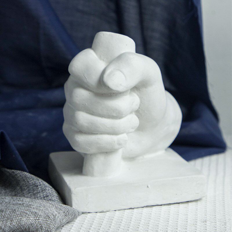 男女手足石膏像手脚四件套石膏教具美术素描绘画写生静物用具摆件