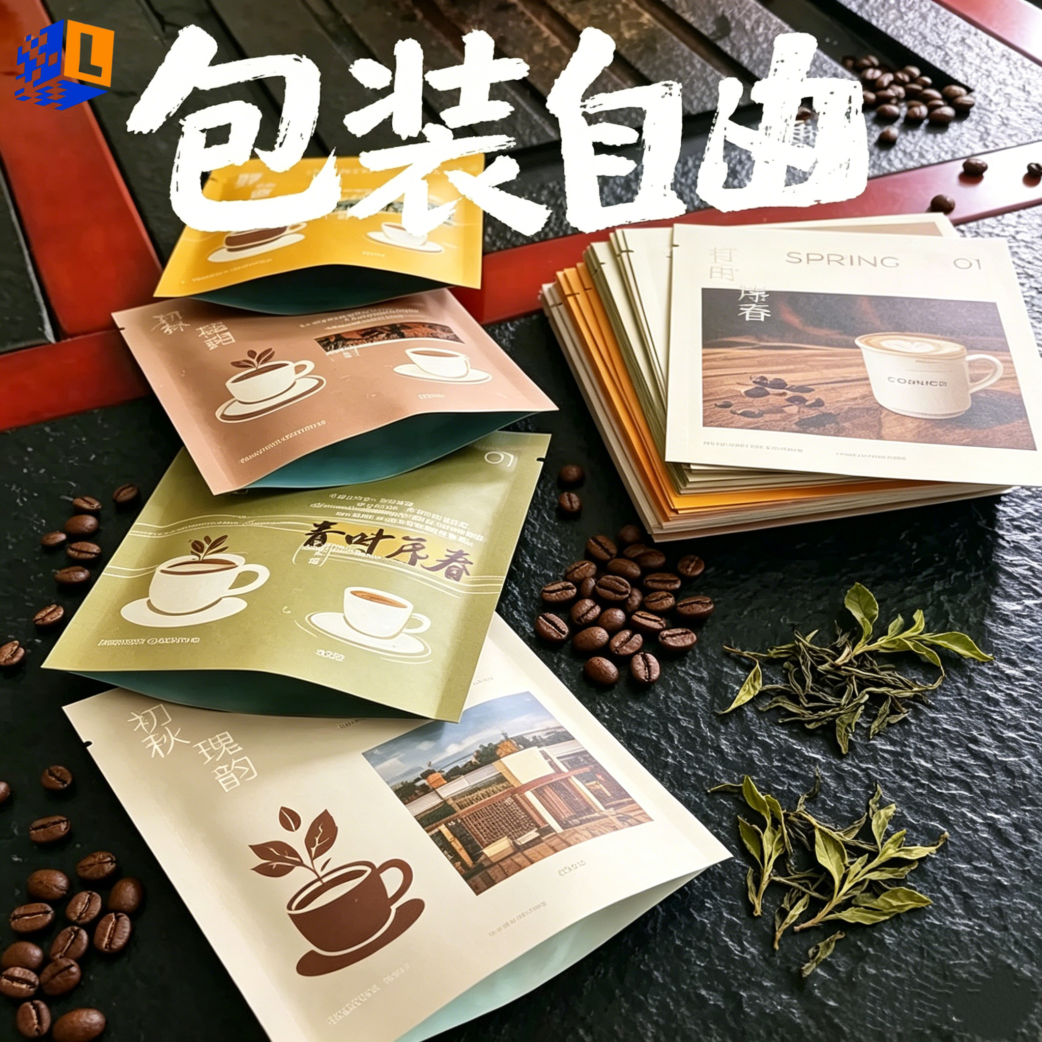 定制印刷挂耳咖啡袋牛皮纸铝箔袋 100只外袋食品级挂耳咖啡包装袋