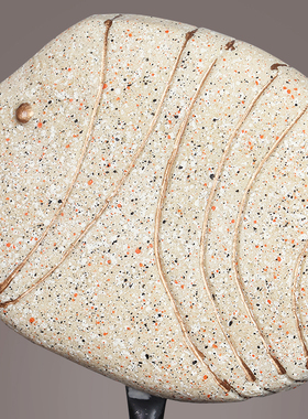 复古支架鱼家居摆饰客厅玄关酒柜中式样板间软装饰品美式乡村摆设