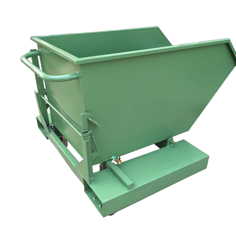 废料铁屑收集车干湿式铁削车加工中心废料车车间料斗车