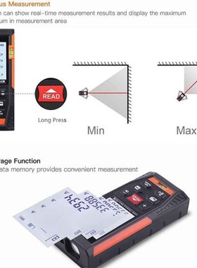 Handheld Classic Laser Measurement Instrument Laser rangefin