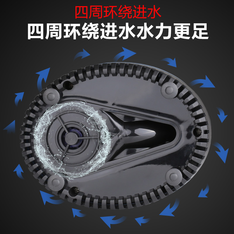 新品新品水潜水泵静音220v小微形C小型抽水机排污泵Q大流量浴缸吸