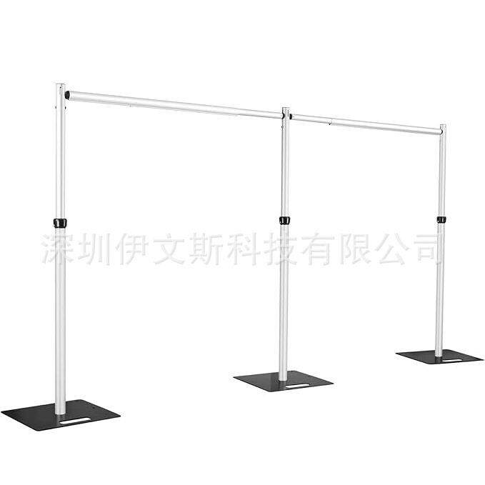 供应3*6米婚礼纱幔窗帘花墙架杆pipeanddrapedoublecrossbar