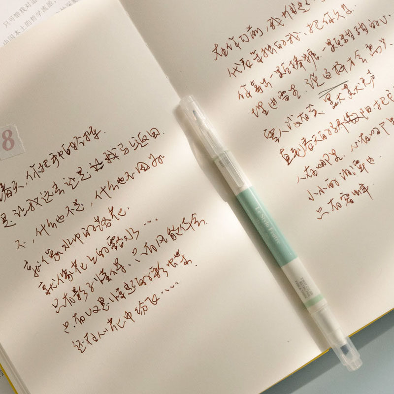 A5空白笔记本子allinone软皮面文艺精致简约优质大学生简约加厚摘