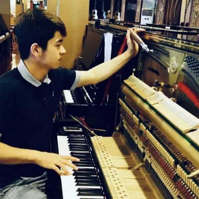 后浪器乐 钢琴调律扳手 内四角通用调音工具 实木手柄 初学者家用