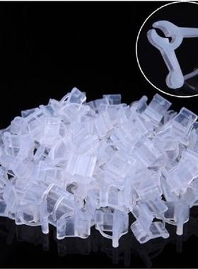 100pcsset Garden Grafting Clips Plastic Transparent