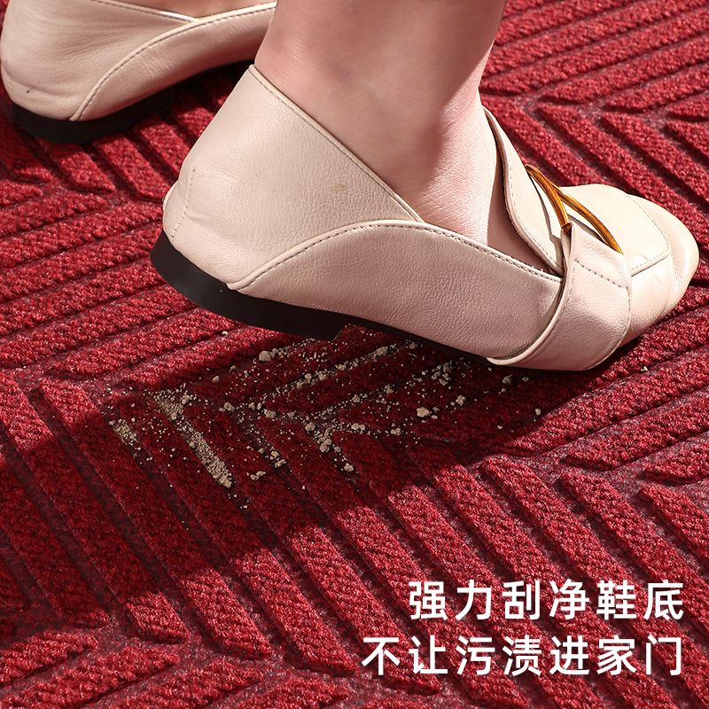 别墅入户门地垫室外防滑脚垫家用进门垫大门口脚垫子地毯蹭土定制
