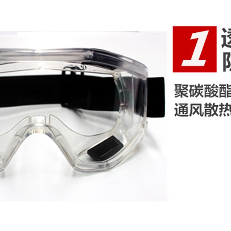 防冲击防尘防风沙防护眼镜护目镜海绵密封透明眼罩骑行透气劳保夏