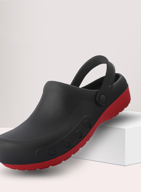 Men Chef Clogs Men Kitchen Shoes EVA Injection Shoes Anti-sl