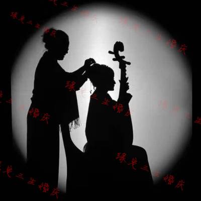 新品新款b婚礼剪影幕布升降电动手动婚w礼遥控投影电磁婚庆中式影
