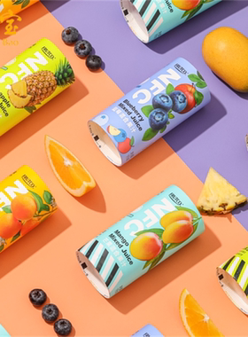 新纤感橙宝百分百鲜榨nfc非浓缩还原果汁饮料菠萝橙汁195ml*12罐