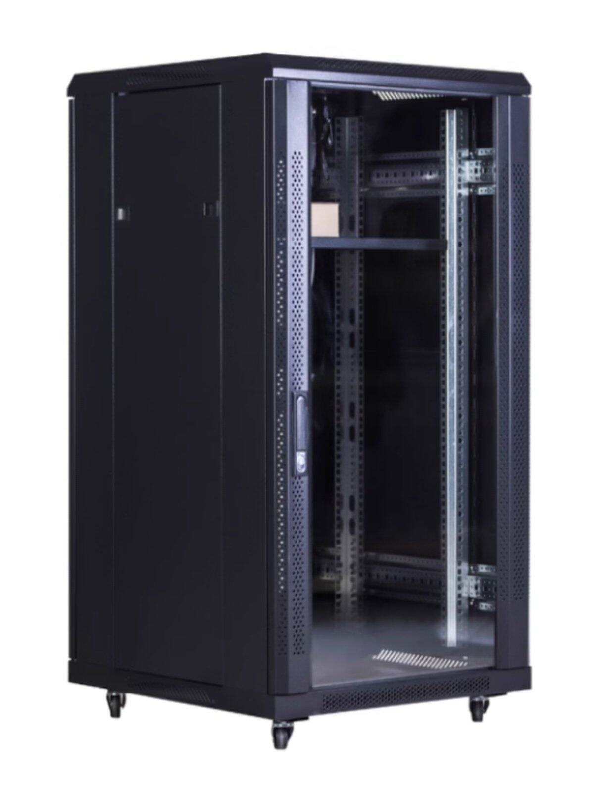 800深监控室数控15U设备柜18U多媒体32U2u墙柜服务器网络机柜机箱