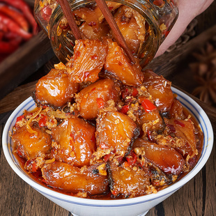 江西特产农家自制湖口酒糟鱼香辣即食鱼块风干腊鱼开胃下饭菜零食