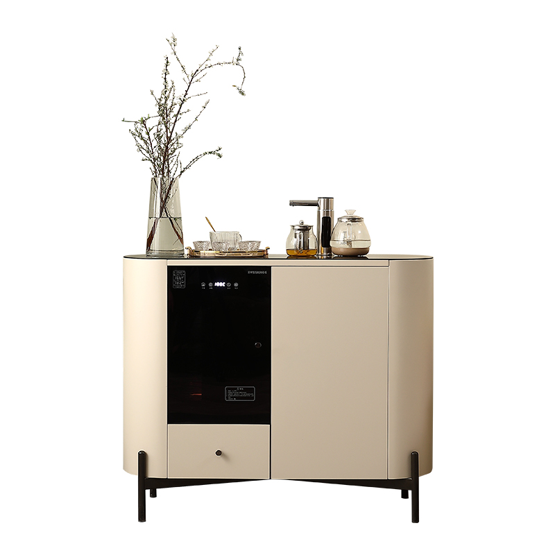 现代轻奢语音茶吧机一体柜饮水机客厅家用全自动高端智能带消毒柜