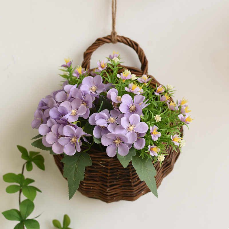 田园墙上装饰花篮挂件客厅阳台墙面壁挂花器卧室餐厅创意植物花盆
