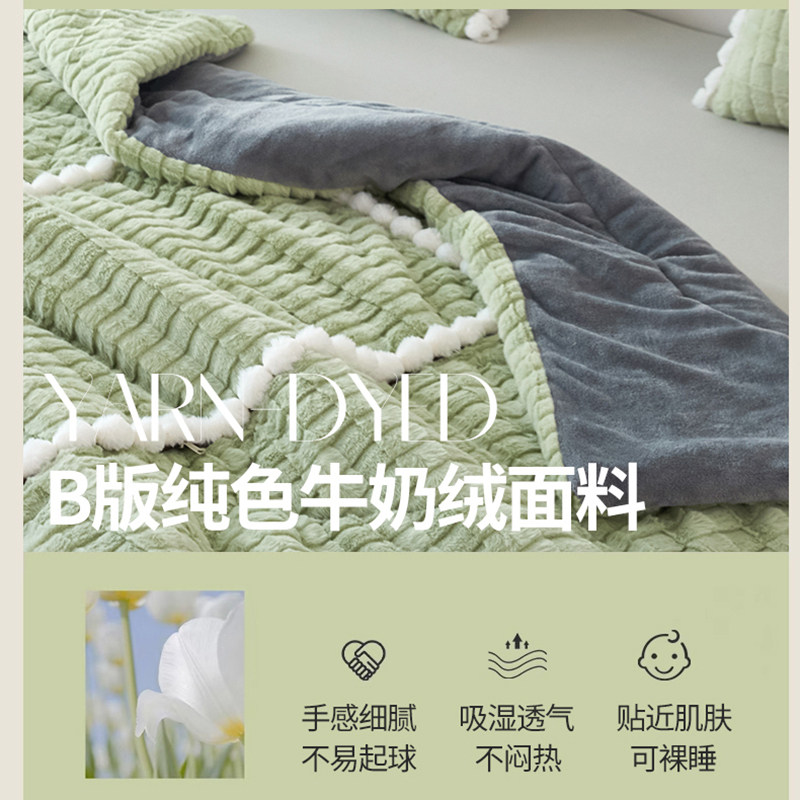 纯色双面毛绒抱枕被子两用加厚汽车水晶绒保暖靠垫被卧室盖毯珊瑚