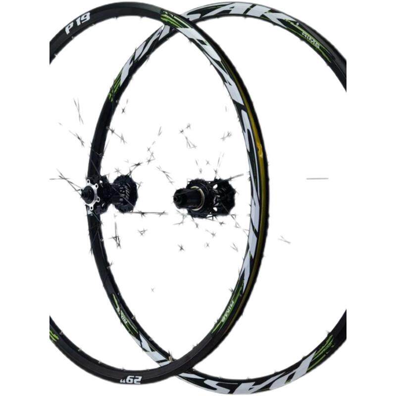 山地自行车轮组26 27.5 29寸五培林轴承快拆桶轴24车轮六爪HGMSXD