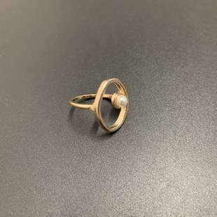 ring womens simple style pear Ins anti fashion