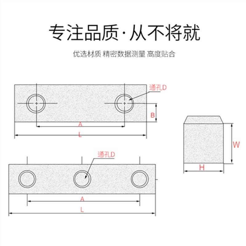 注塑模具配件滑块精m密压条/行位导向块压条/耐磨块挤W紧块非标定