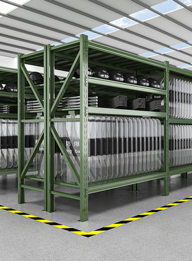 重型盾牌货架军绿色部队战备物资装备库防暴安保工具器材存放架子