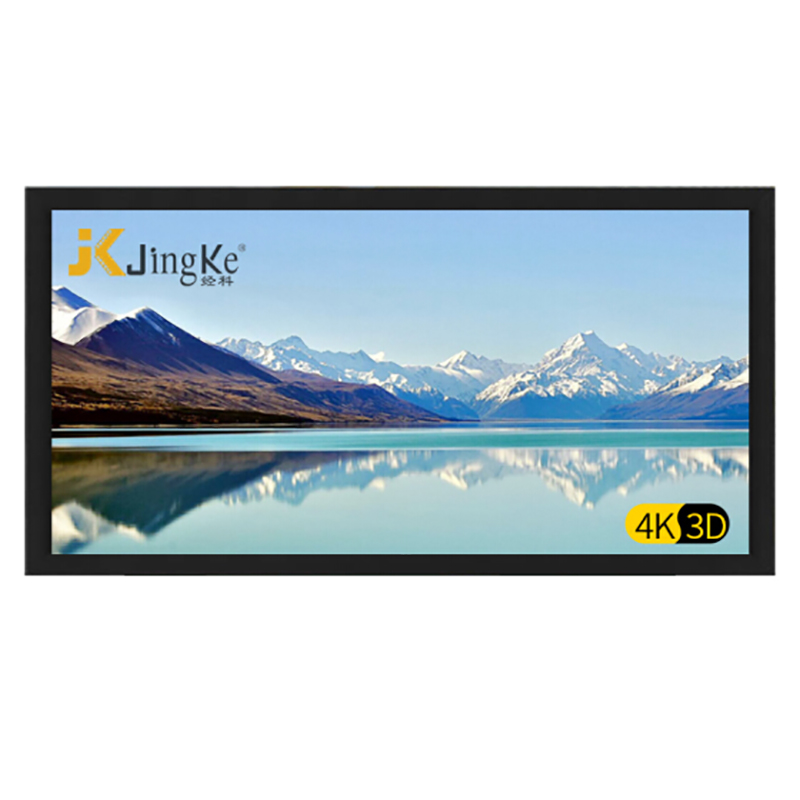 经科JK画框投影幕布投影机小边框H3-FL/W2玻纤白幕133寸16:10