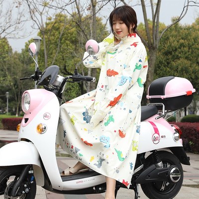 电动车防晒衣女夏长款防紫外线骑车全身纯棉开摩托电瓶车车遮阳衫
