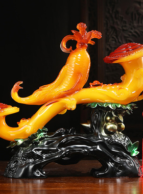 人生如意玉如意摆件家居客厅酒柜电视柜玄关装饰品搬新家乔迁礼物