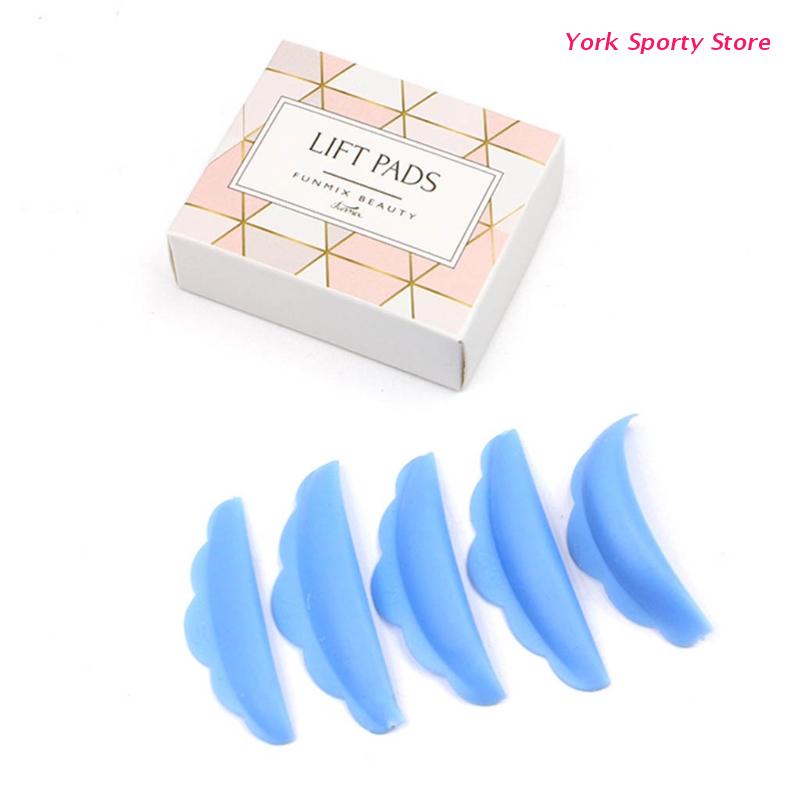 5 Pairs Silicone Eyelash Perm Pad Recyclable Lashes Rods