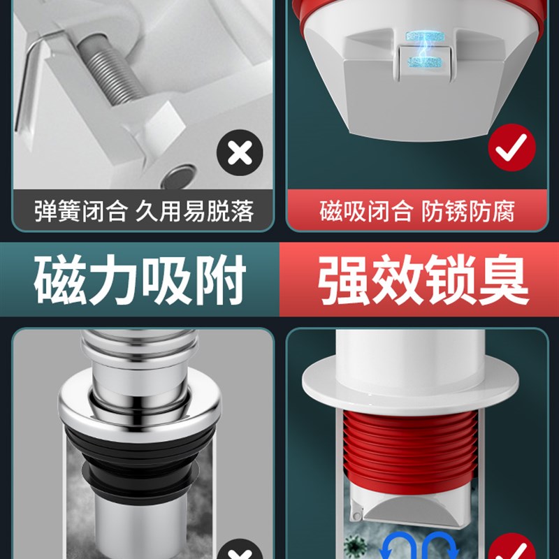 下水管防返臭神器盆50排水防臭密封塞管道75厨房道反水溢水堵口器