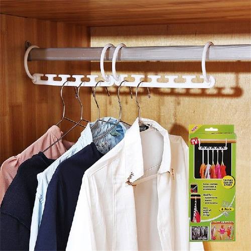 Multifunctional 5hole Hanger Closet Clothes Organizer Space