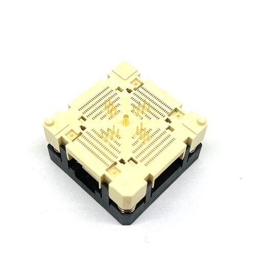 极速工厂qfn24测试座编程座烧录座0.5间距老化座5*5mm焊接座机台