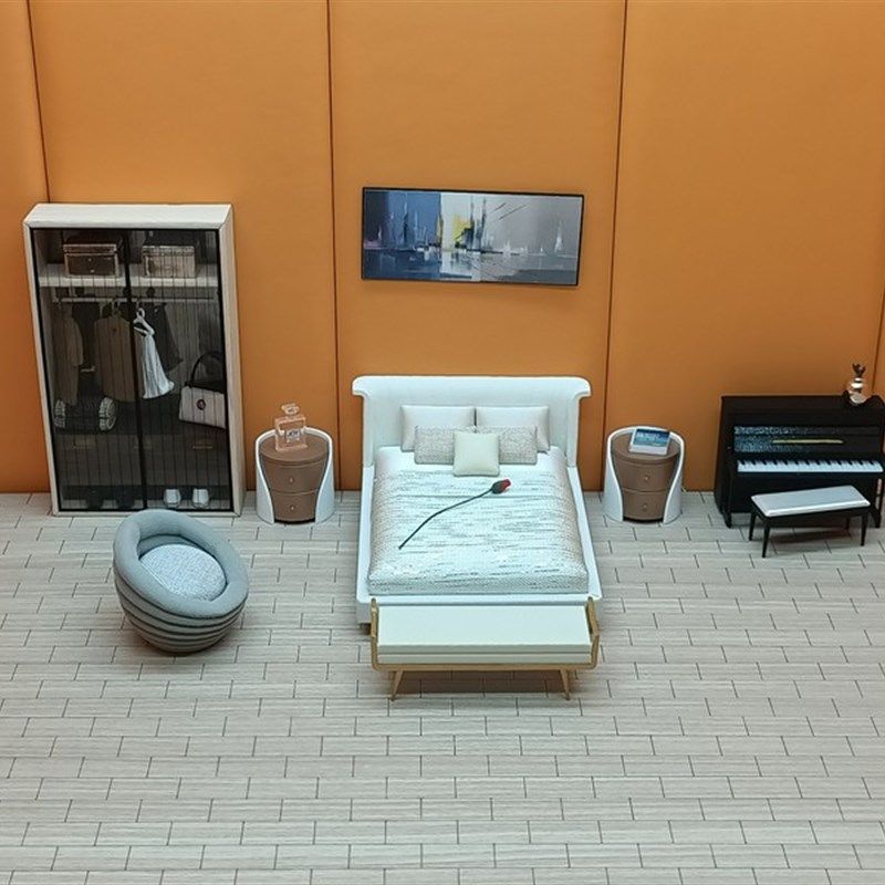 博展工艺沙盘建筑模型新品迷你衣柜DIY场景家具装饰品热卖小摆件