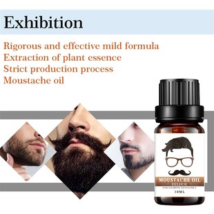 Growth Oil Kit 10ml Hair Beard Soften Nourishing Men