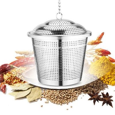 Stainless Steel Tea Strainer Soup TasKte Spice Box Kitchen